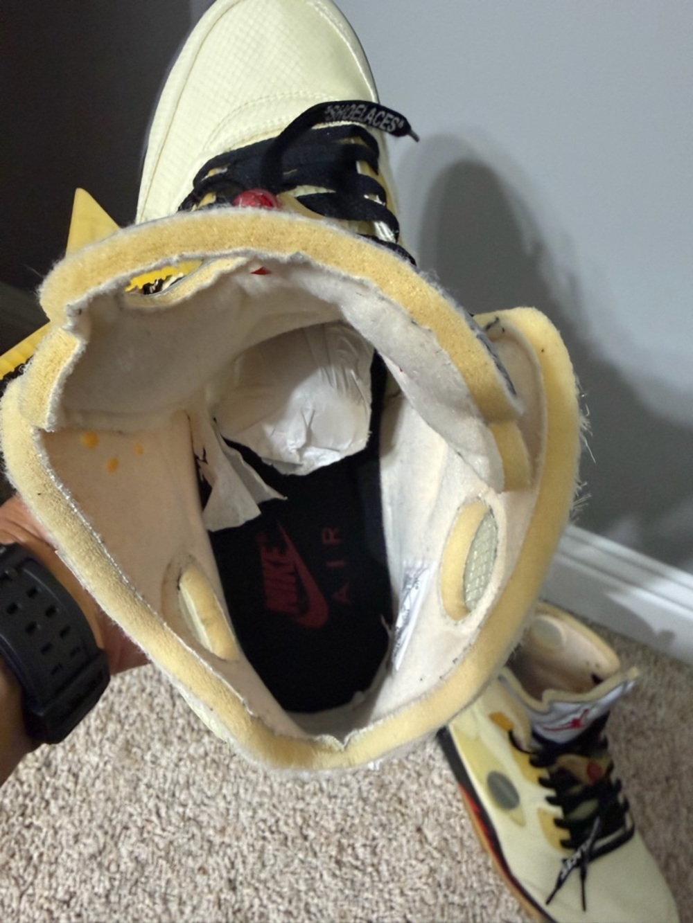 Air Jordan 5 Off-White Sail - Picture 10 of 13